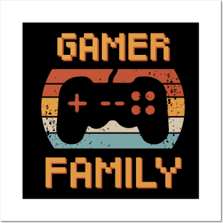 Gamer Family Posters and Art